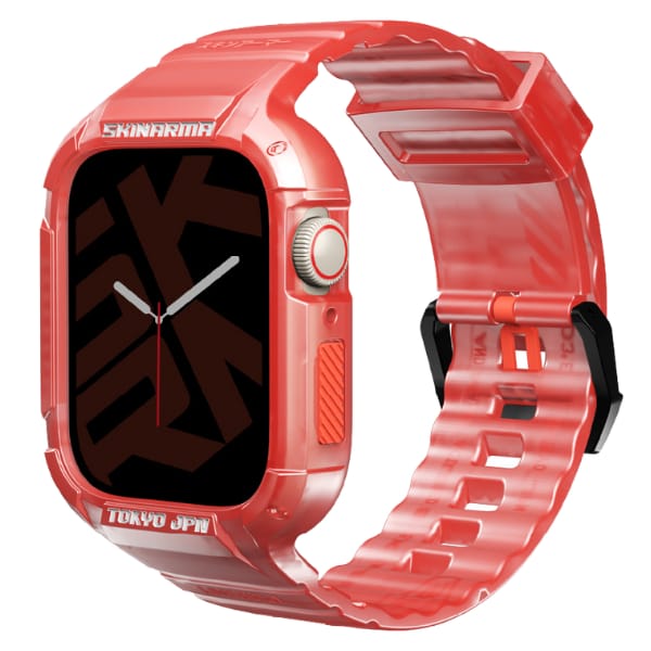 Skinarma pasek+etui Saido 2in1 Apple      Watch 45/44mm czerwony/red