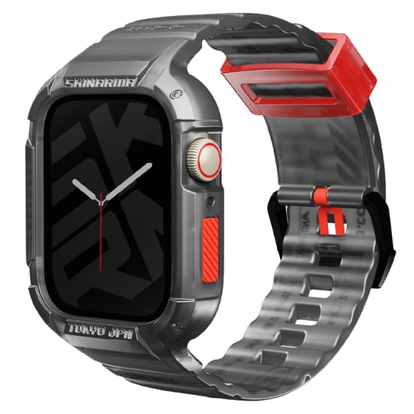 Skinarma pasek+etui Saido 2in1 Apple     Watch 45/44mm dymny/smoke