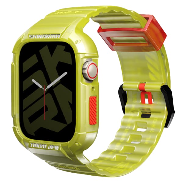 Skinarma pasek+etui Saido 2in1 Apple     Watch 45/44mm żółty/yellow neon