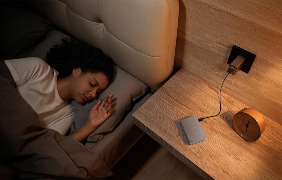 Powerbank Magnetyczny EcoFlow RAPID 5000mAh, srebrny – 30W przewodowo, 15W bezprzewodowo