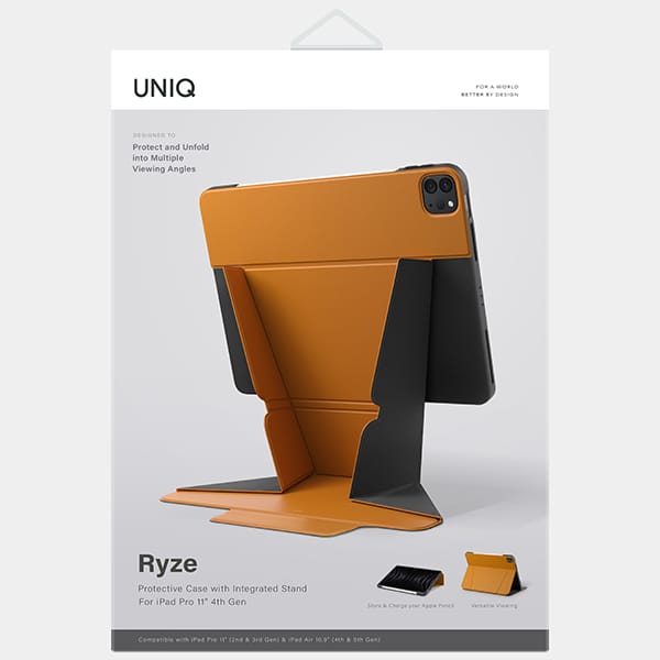 UNIQ etui Ryze iPad Pro 11" (2020-2022)   / Air 10.9" (2020-2022) musztardowy/mustard