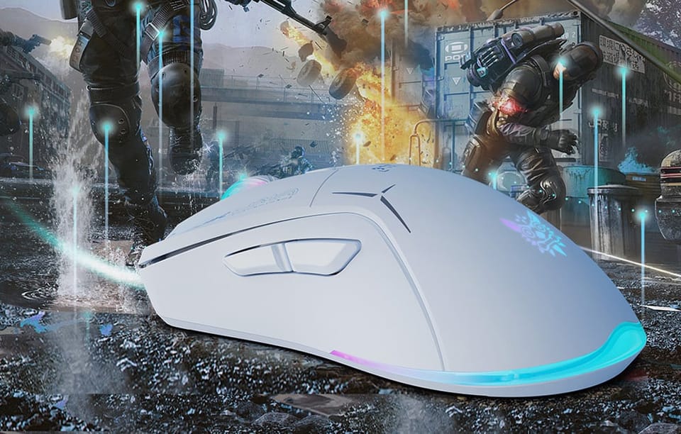Mysz gamingowa Onikuma CW917 (biała)