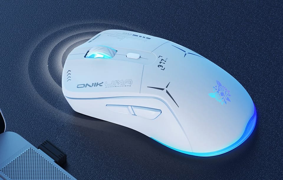 Mysz gamingowa Onikuma CW917 (biała)