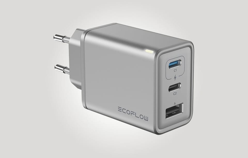 Ładowarka sieciowa EcoFlow GaN RAPID, 65W