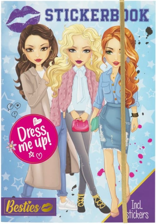 Książka z naklejkami Moda 140001 BESTIES