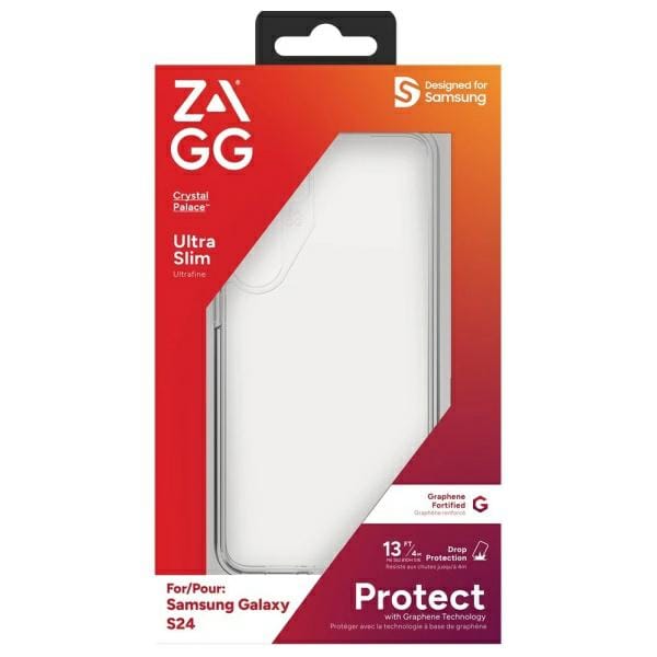 Etui ZAGG Crystal Palace do Samsung      Galaxy S24 przezroczysty/clear