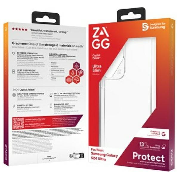 Etui ZAGG Crystal Palace do Samsung      Galaxy S24 Ultra przezroczysty/clear