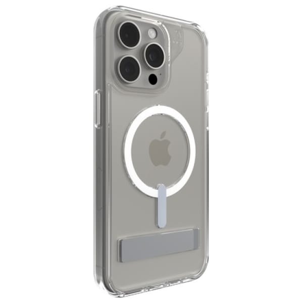 Etui ZAGG Crystal Palace Snap Kickstand  MagSafe do iPhone 15 Pro Max przezroczysty/clear