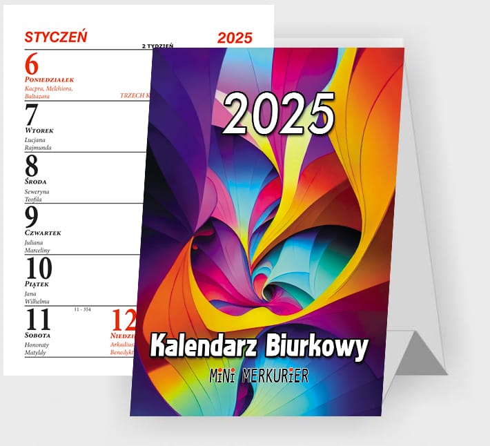 Kalendarz biurowy MINI MERKURIER B9 BESKIDY