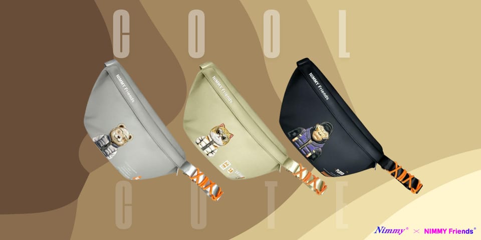 Nimmy Nerka na ramię szary/gray          Crossbody Cool&Cute 2.0 Bear