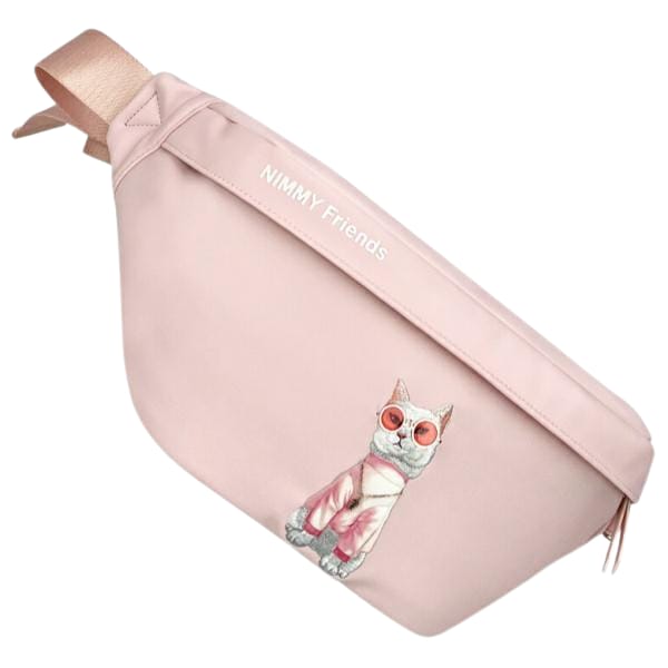 Nimmy Nerka na ramię różowy/pink         Crossbody Glasses Cool Cat