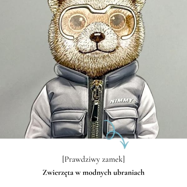 Nimmy Nerka na ramię szary/gray          Crossbody Cool&Cute 2.0 Bear