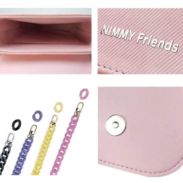 Nimmy torebka na telefon różowy/pink Big Eyed Pet 2.0 Cat