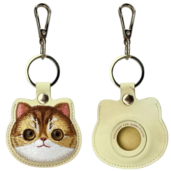 Nimmy Zestaw 3w1 torebka na telefon +    portfel + etui na lokalizator khaki Big Eyed Pet 2.0 Cat