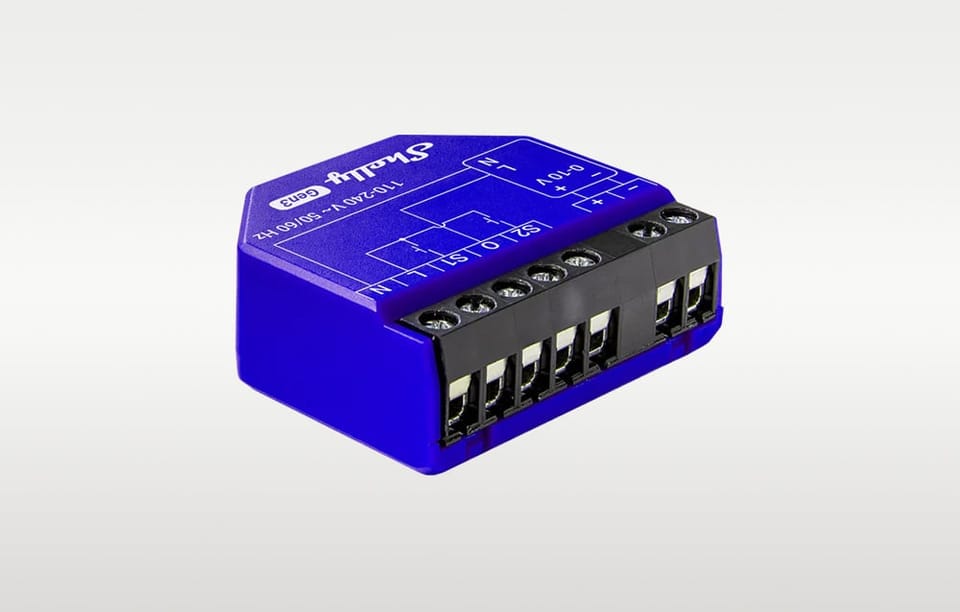 Ściemniacz SHELLY Dimmer 0/1-10V PM Gen3 Wi-Fi BT