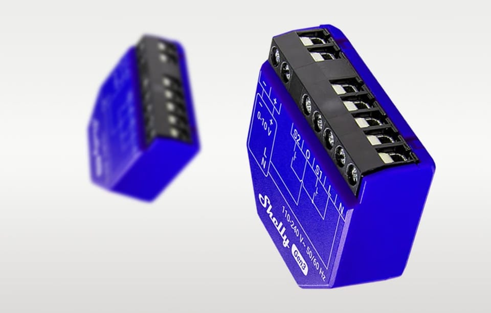 Ściemniacz SHELLY Dimmer 0/1-10V PM Gen3 Wi-Fi BT