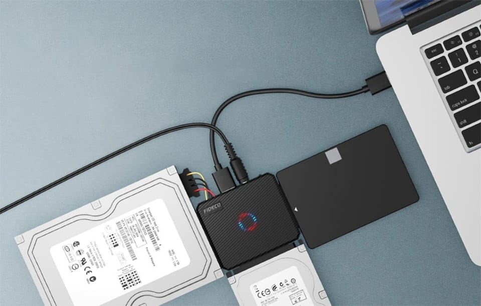 Adapter dysków HDD/SSD FIDECO PL03 (USB 3.0, SATA, IDE 2.5"/3.5")