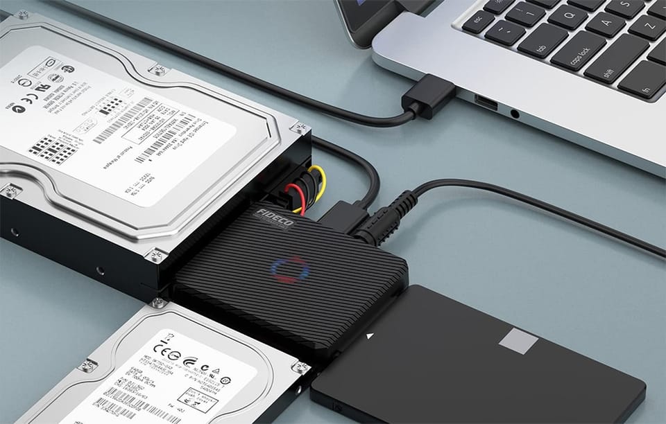 Adapter dysków HDD/SSD FIDECO PL03 (USB 3.0, SATA, IDE 2.5"/3.5")