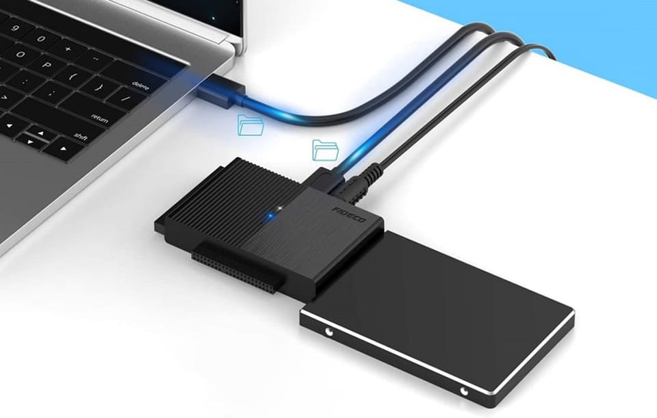 Adapter dysków HDD/SSD FIDECO PL319 (USB 3.0, 16TB, IDE/SATA)
