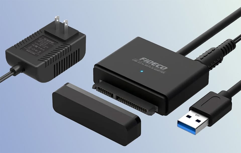 Adapter dysków HDD/SSD FIDECO PL2535A-P (USB 3.0, SATA)