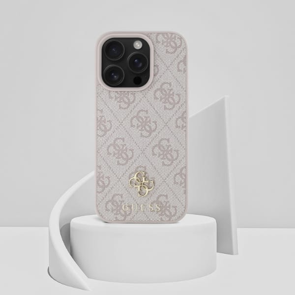 Guess GUHMP16XP4SM4MP iPhone 16 Pro Max   6.9" różowy/pink hardcase 4G Small Classic MagSafe