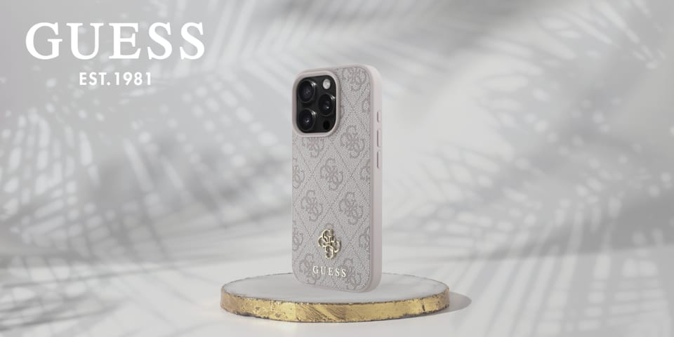 Guess GUHMP16XP4SM4MP iPhone 16 Pro Max   6.9" różowy/pink hardcase 4G Small Classic MagSafe