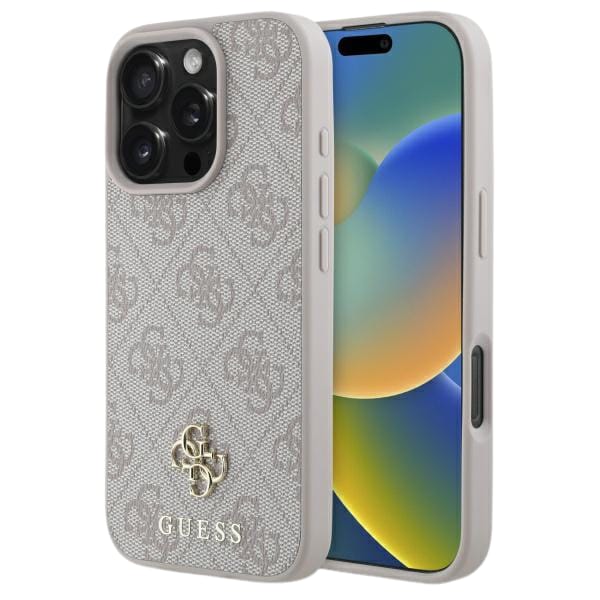 Guess GUHMP16XP4SM4MP iPhone 16 Pro Max   6.9" różowy/pink hardcase 4G Small Classic MagSafe