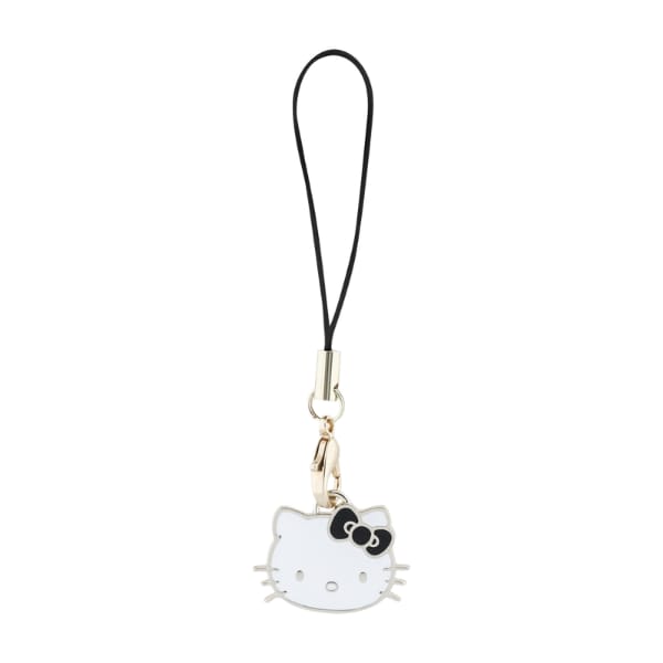 Hello Kitty zawieszka HKCPMKHK Phone     Strap czarny/black Charm Kitty Head