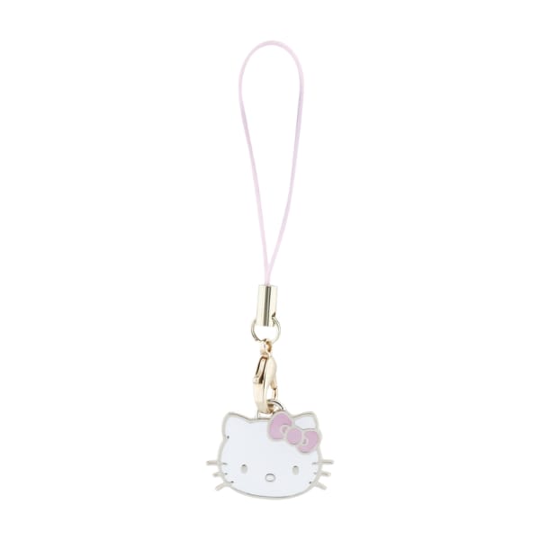 Hello Kitty zawieszka HKCPMKHP Phone     Strap różowy/pink Charm Kitty Head