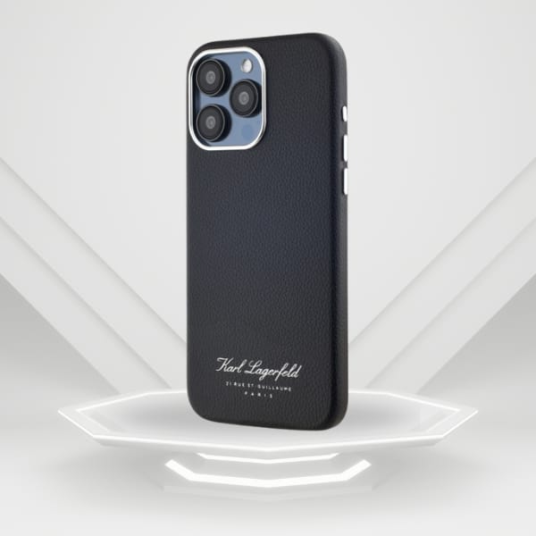 Etui Karl Lagerfeld hotel RSG do iPhone15 Pro czarny