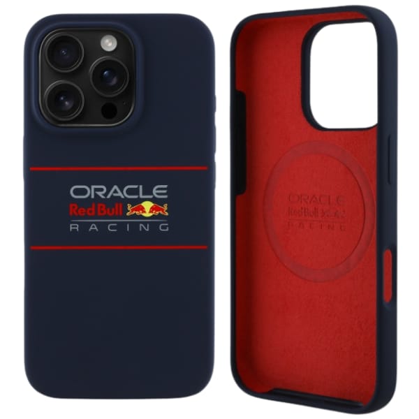 Red Bull RBHMP16X24SIHSRV iPhone 16 Pro   Max 6.9" hardcase granatowy/navy Silicone Horizontal Logo MagSafe