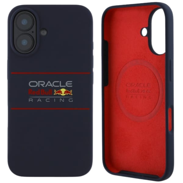 Red Bull RBHMP16M24SIHSRV iPhone 16 Plus 6.7" hardcase granatowy/navy Silicone Horizontal Logo MagSafe