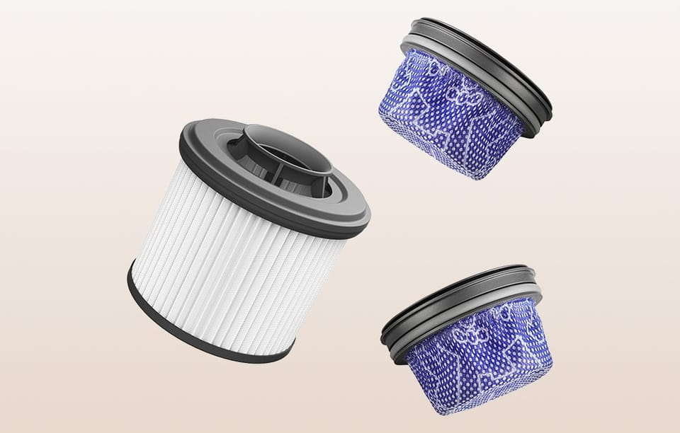 Zestaw akcesoriów (1* Filtr HEPA, 2* Uchwyt filtra gąbkowego powietrza wlotowego) do Dreame Z20/Z30/Z40 Station/Z20 AquaCycle™/Z30 AquaCycle™/ Z30 Ultra