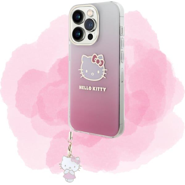 Hello Kitty zawieszka HKCPMKP Phone      Strap różowy/pink Charm Kitty Cute