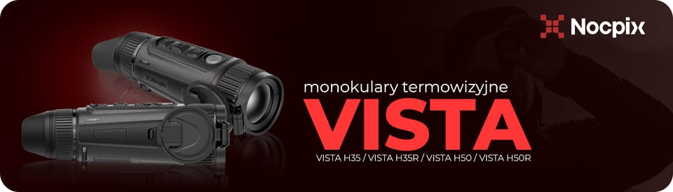 Termowizor Obserwacyjny Monokular Vista H35R z dalmierzem Nocpix