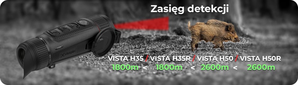 Termowizor Obserwacyjny Monokular Vista H35R z dalmierzem Nocpix