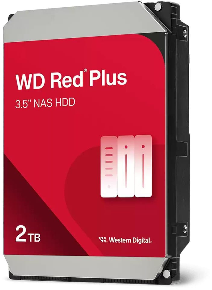 Dysk twardy HDD WD Red Plus 2TB 3,5" SATA WD20EFPX