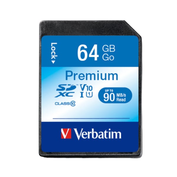 Verbatim microSDXC Flash Card, 64GB, SDXC, 44024, do archiwizacji danych