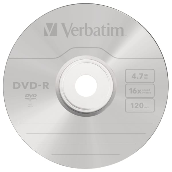 Płyta DVD-R Verbatim Daralife 4.7GB 1szt 16X 43844