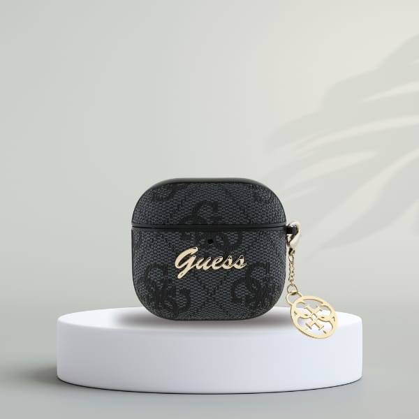 Guess GUA4G4GSMK AirPods 4 cover          czarny/black 4G Charm Collection