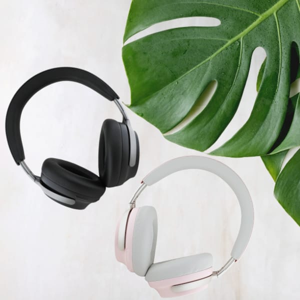Guess słuchawki nauszne Bluetooth        ANC/ENC GUBHC22PSBCSMP różowy/pink DB Metal Script Logo