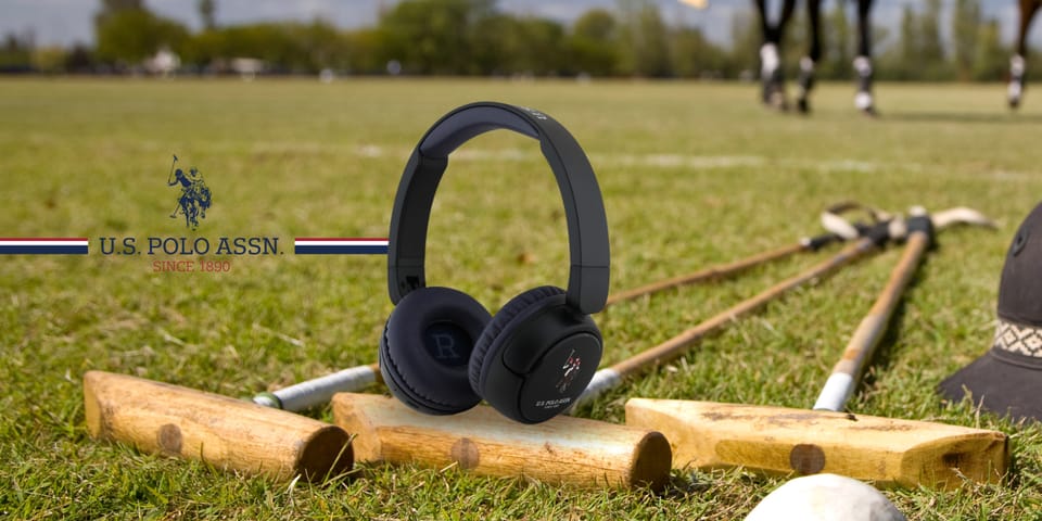 US Polo słuchawki nauszne Bluetooth      USHPV6PCOV granatowy/navy DH Color Logo