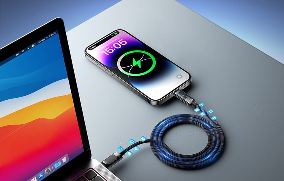 Kabel USB Essager EXCTL-LG0A-P USB-C do lightning 29W 1m