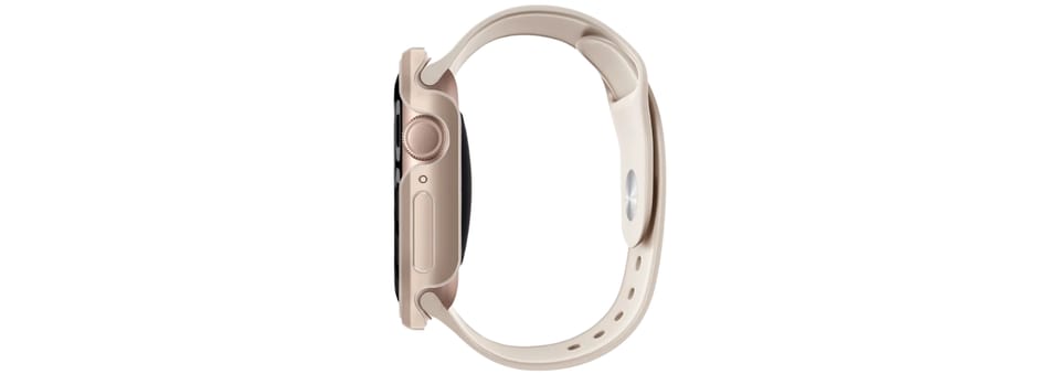 UNIQ etui Valencia Apple Watch Series 46mm złoty/gold