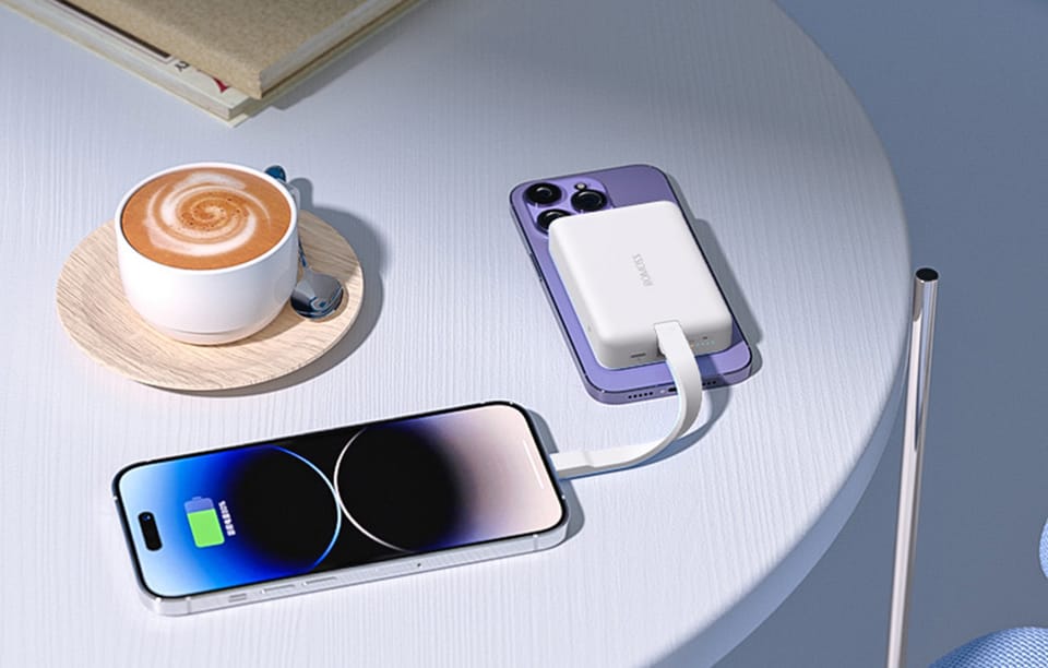 Powerbank Romoss WMS10 10000mAh 20W, biały – Ładowanie magnetyczne i szybkie ładowanie