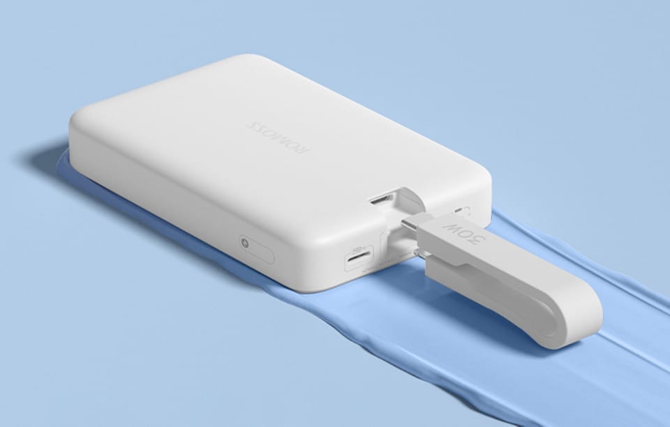 Powerbank Romoss WMS10 10000mAh 30W, biały – Ładowanie magnetyczne i szybkie ładowanie