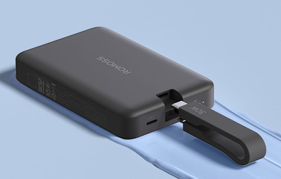 Powerbank Romoss WMS10 10000mAh 30W, czarny – Ładowanie magnetyczne i szybkie ładowanie