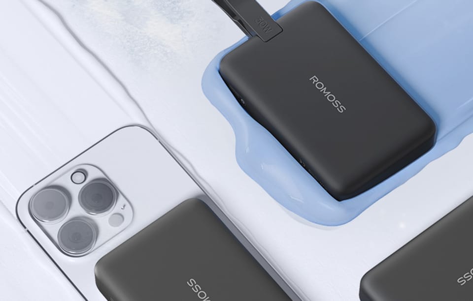 Powerbank Romoss WMS10 10000mAh 30W, czarny – Ładowanie magnetyczne i szybkie ładowanie