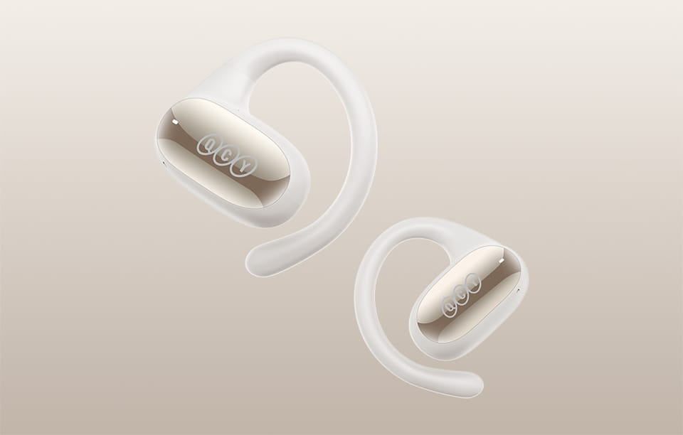 Słuchawki QCY T30 Crossky GTR2 Bluetooth, 28h, IPX5, Mikrofon ENC – Białe