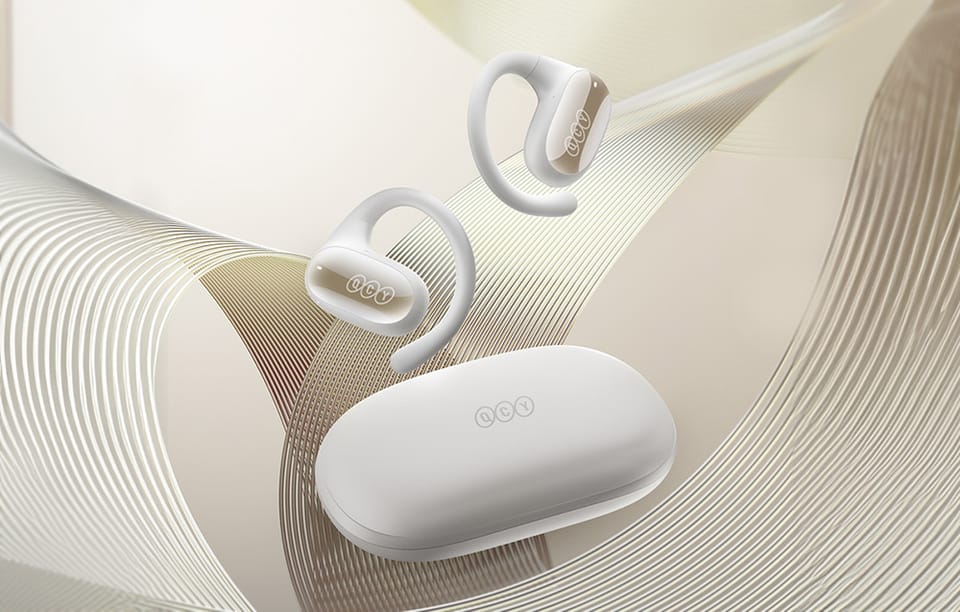 Słuchawki QCY T30 Crossky GTR2 Bluetooth, 28h, IPX5, Mikrofon ENC – Białe